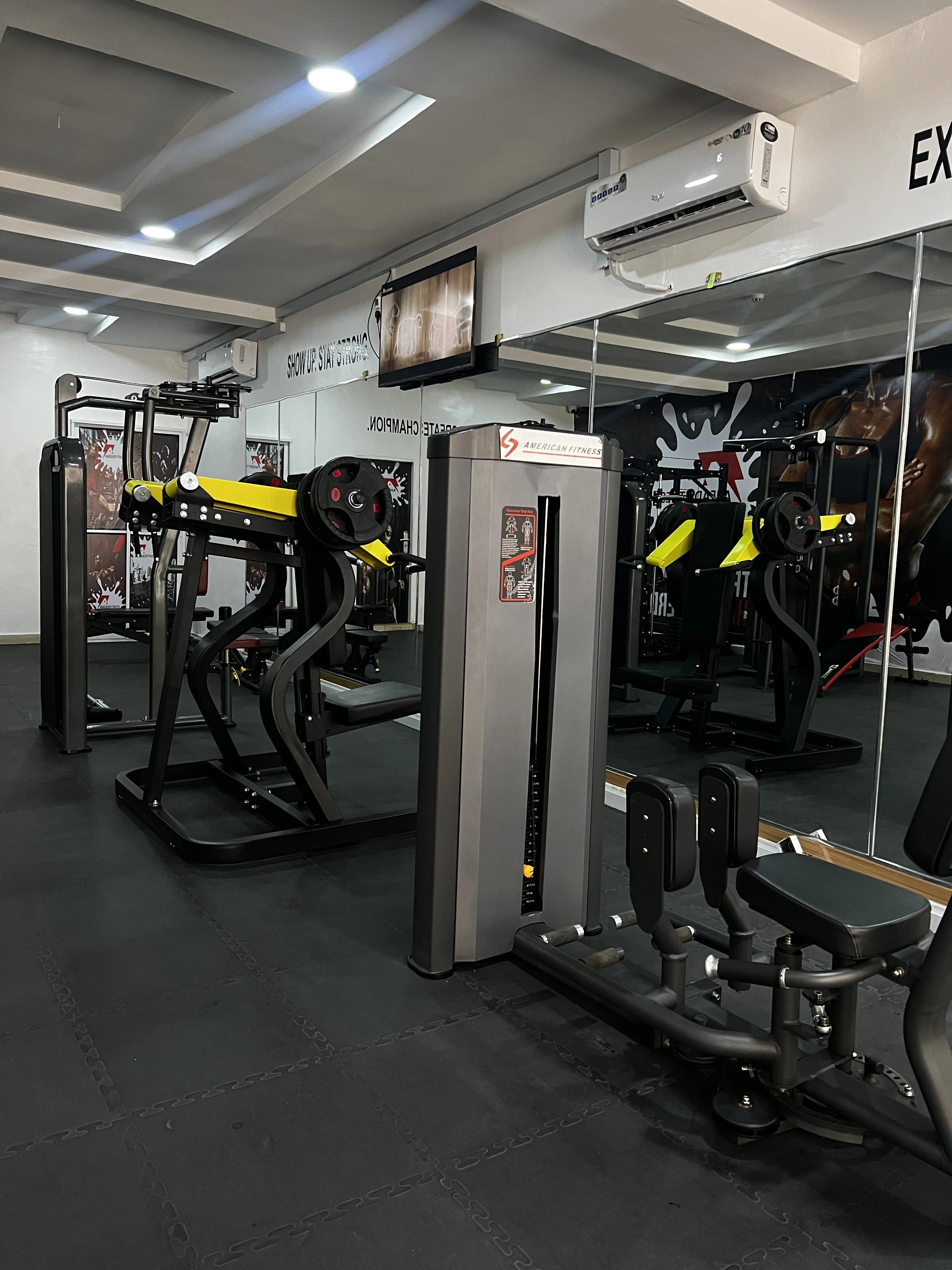 Strength training at Ahead Fitness